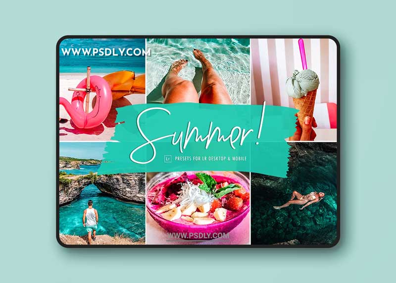 CreativeMarket - Summer Punch Lightroom Presets 5834803