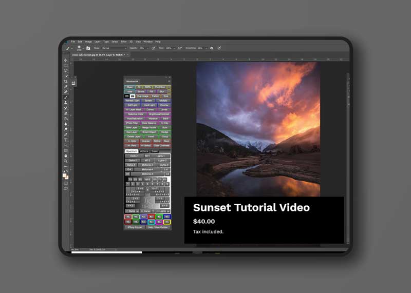 Daniel Greenwood Sunset Tutorial Video