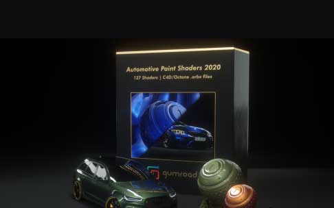 Gumroad - Automotive Paint Shaders 2020 for Octane and C4D