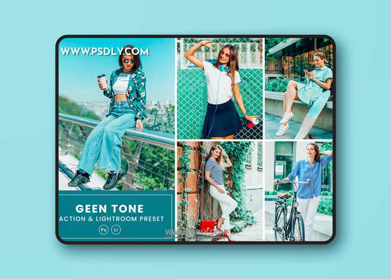 Luxury Green Photoshop Action & Lightrom Presets