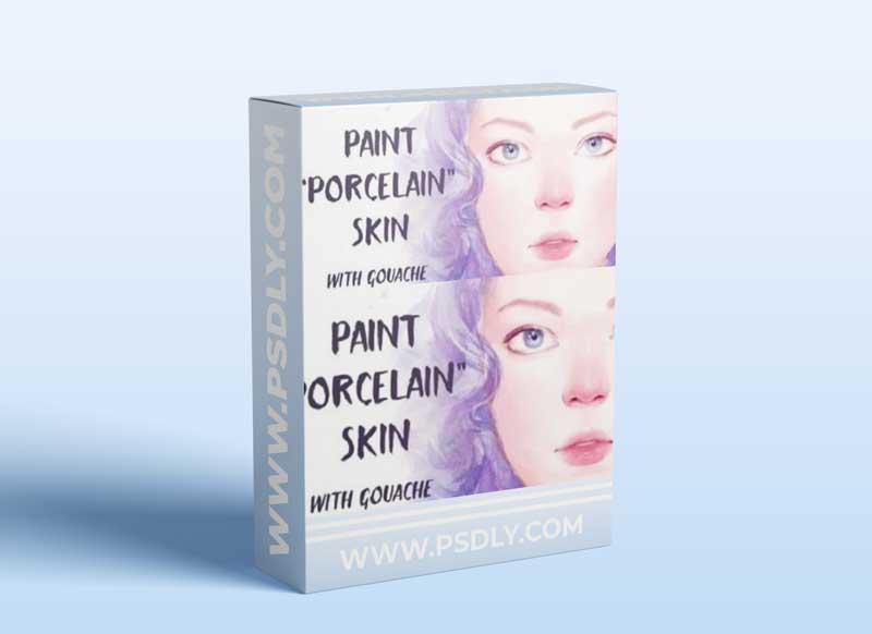 Paint Beautiful “Porcelain” Skin with Gouache