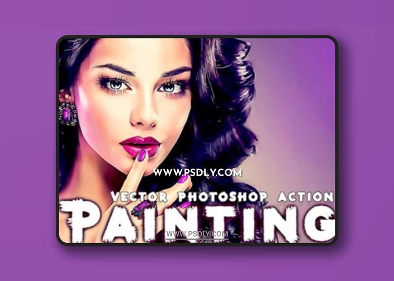 Painting Photoshop Action
