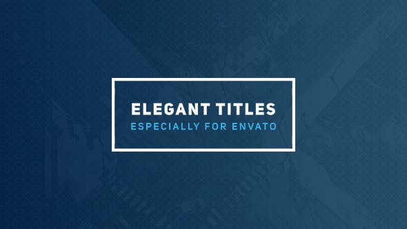 Videohive Elegant Titles 2 19175398