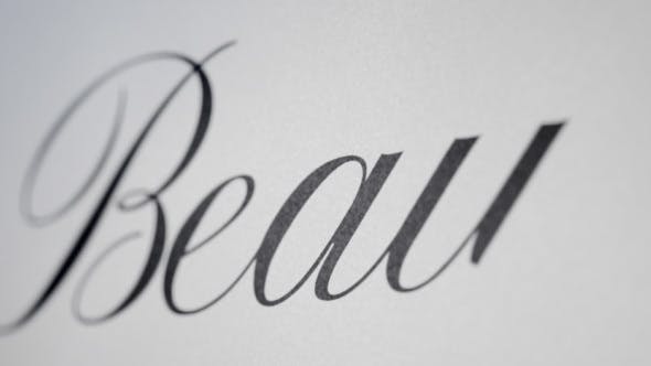 Videohive Beauty - Animated Handwriting Typeface 13788203