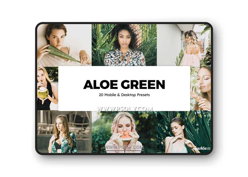 20 Aloe Green Lightroom Presets & LUTs