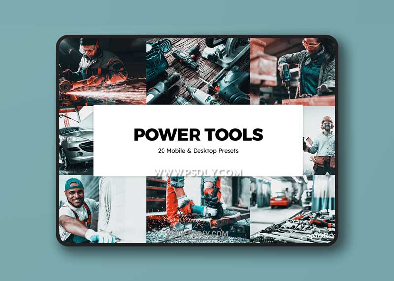 20 Power Tools Lightroom Presets & LUTs