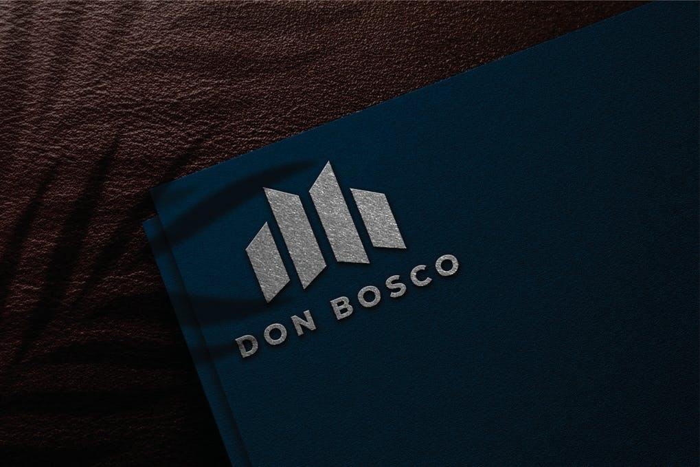 luxury map logo mockup