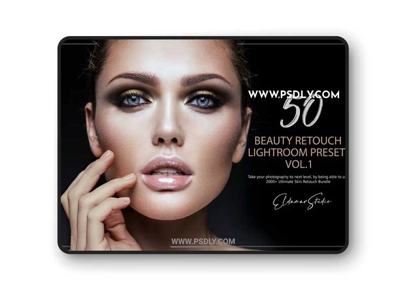 50 Beauty Retouch Lightroom Presets - Vol. 1