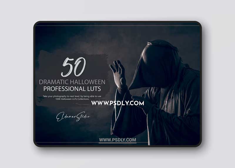 50 Dramatic Halloween LUTs and Presets Pack