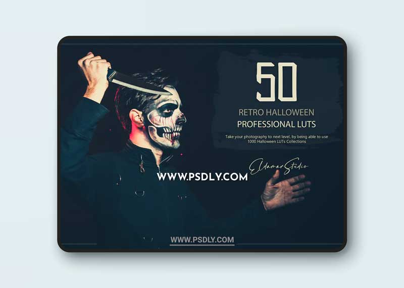 50 Retro Halloween LUTs and Presets Pack