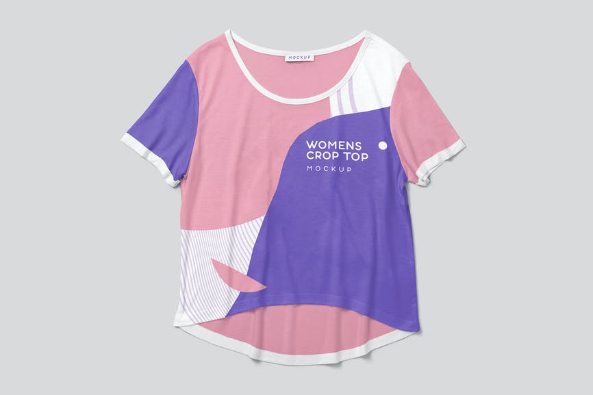 Crop Top Shirt Mockups