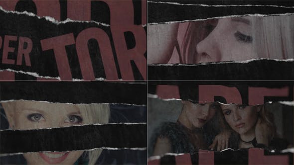 Videohive Torn Paper Logo 21170067