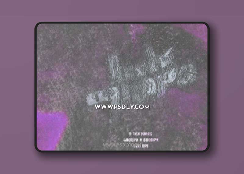 9 Ink Drops Textures Pack