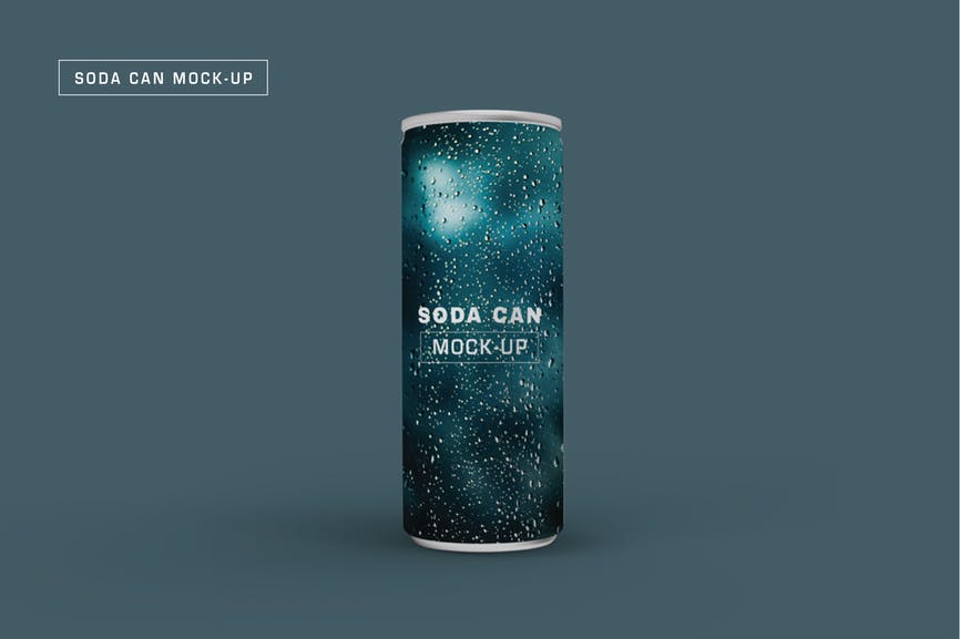Soda Can Mockup