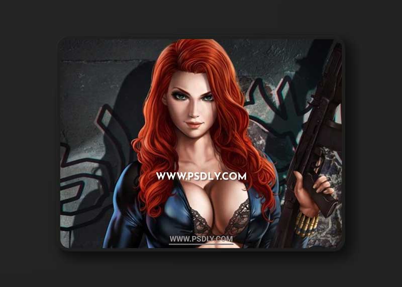 Black Widow – 3D Print Model