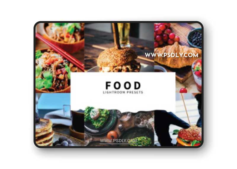 CreativeMarket - 10 Food Lightroom Presets 5808539