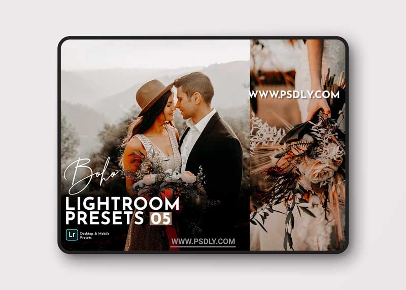 CreativeMarket - Boho Wedding Lightroom Presets Pack 5463743