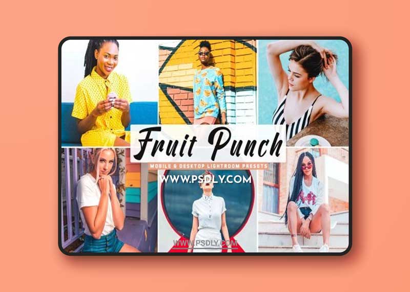 CreativeMarket - Fruit Punch Pro Lightroom Presets 5299785