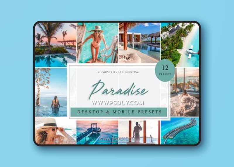 CreativeMarket - LR | Paradise Summer Presets 3952616