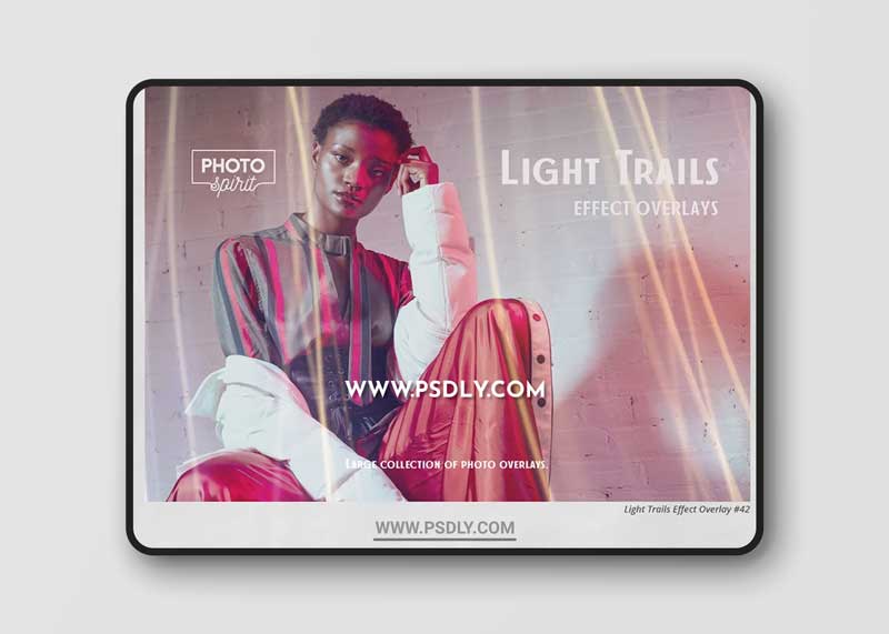 CreativeMarket - Light Trails Overlays Effect 6295465