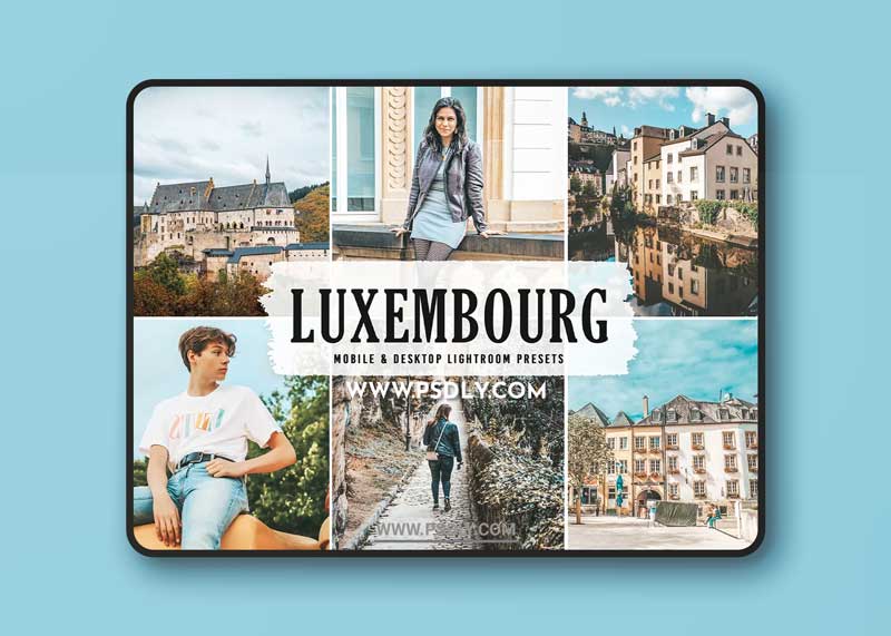 CreativeMarket - Luxembourg Pro Lightroom Presets 6284041