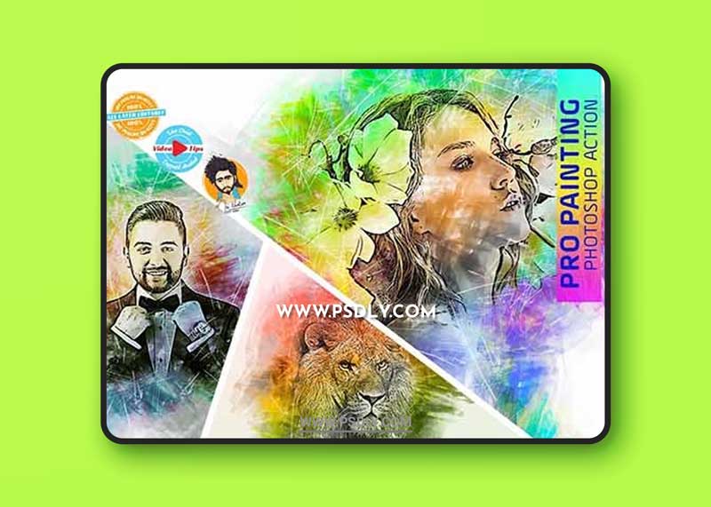 CreativeMarket - Pro Paint Photoshop Actions 6087374