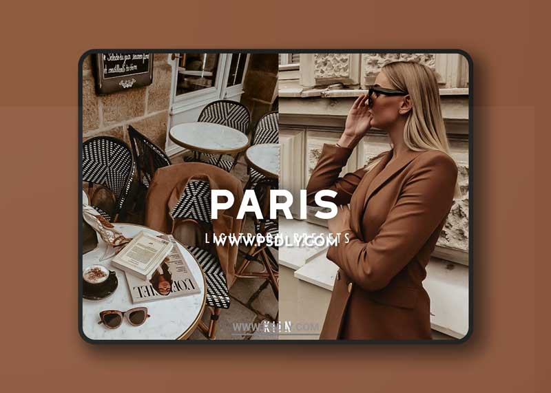 CreativeMarket - RETRO PARIS BLOGGER LIGHTROOM PRESET 4091738