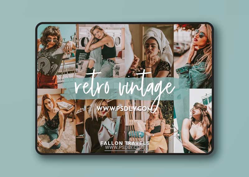 CreativeMarket - Retro Lightroom Mobile Presets 5014190