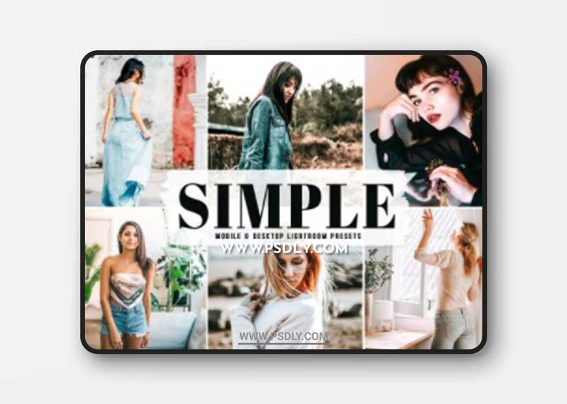 CreativeMarket - Simple Pro Lightroom Presets 6252067