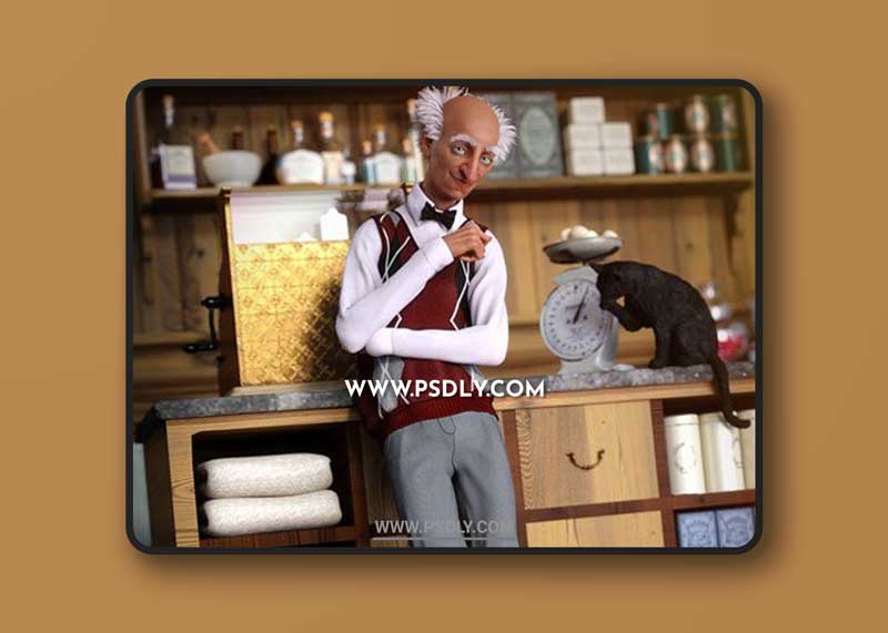 DAZ3D - Sweater Vest Outfit for Genesis 8 Male(s) 000157