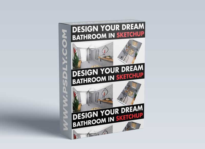 Design your Dream Bathroom in SketchUp - Beginner 3D Modeling, Interior Design, Bathroom Design