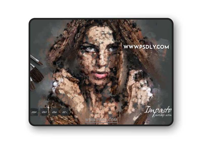 GraphicRiver - Impasto Photoshop Action 30823236