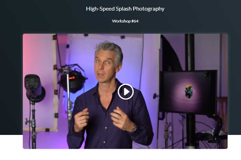Hi speed Splash Photography Workshop