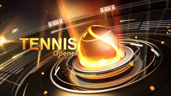 Videohive Tennis Intro 31496234
