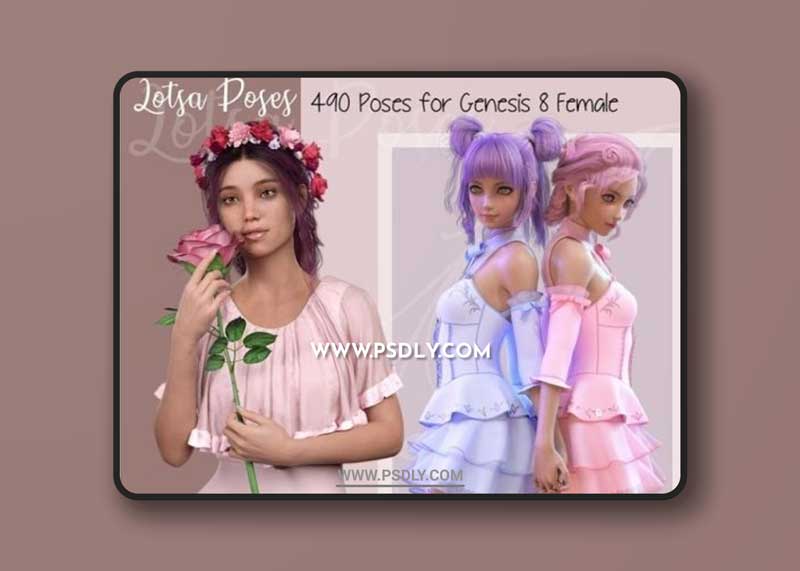 Lotsa Poses for Genesis 8 Female