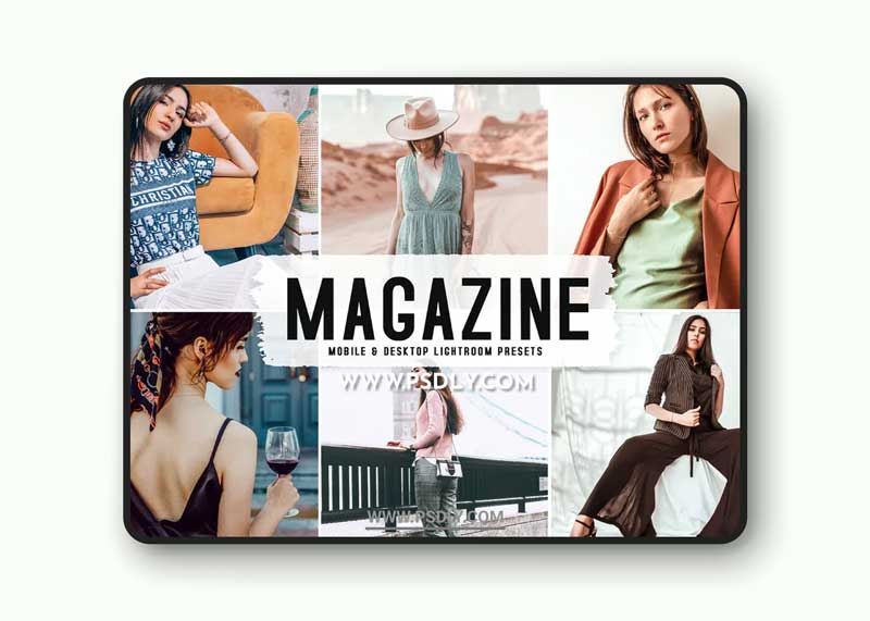 Magazine Mobile & Desktop Lightroom Presets