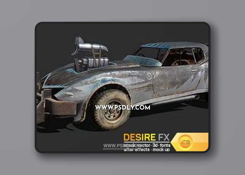 Post-Apocalyptic Vehicle Radiant Shadow 3d model