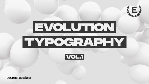 Videohive Evolution Typography Media 29459197