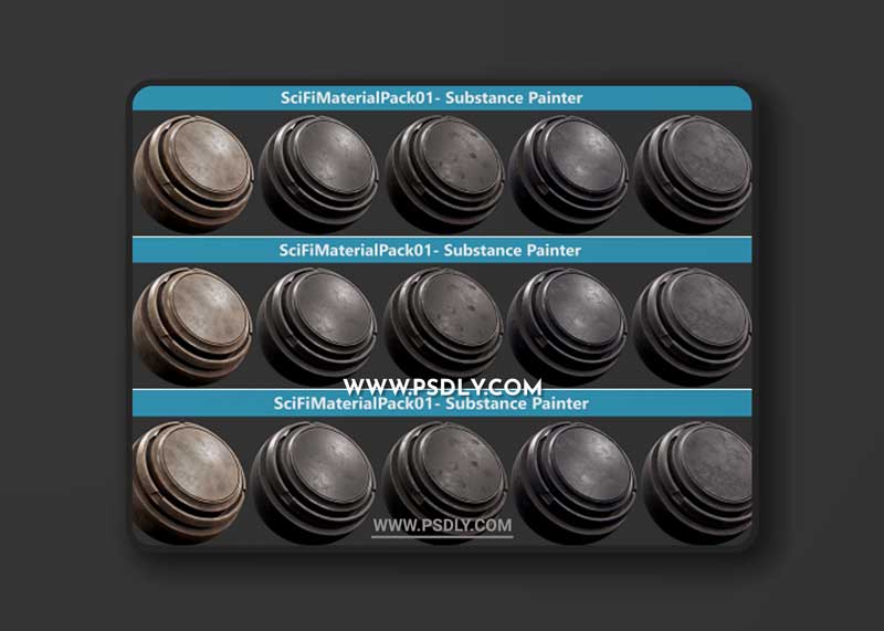 SciFiMaterialPack01 - Substance Painter