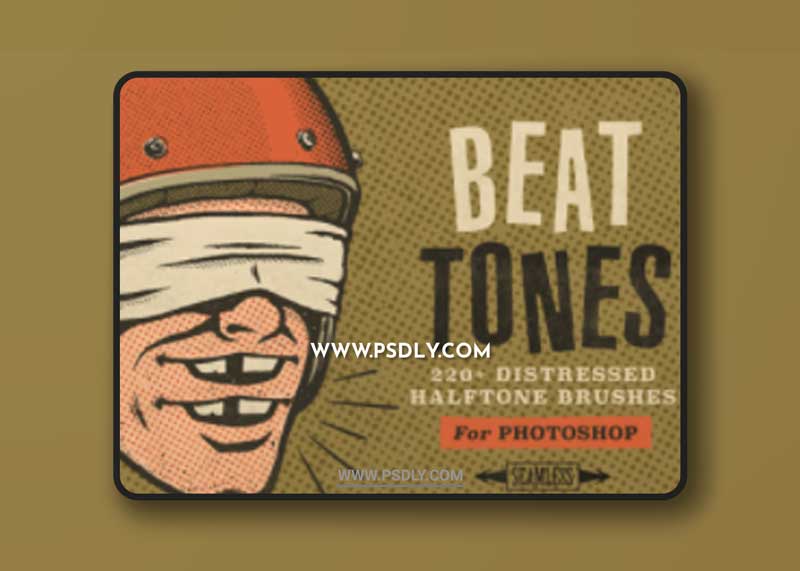 True Grit Texture Supply - Beat Tones Brushes for Photoshop