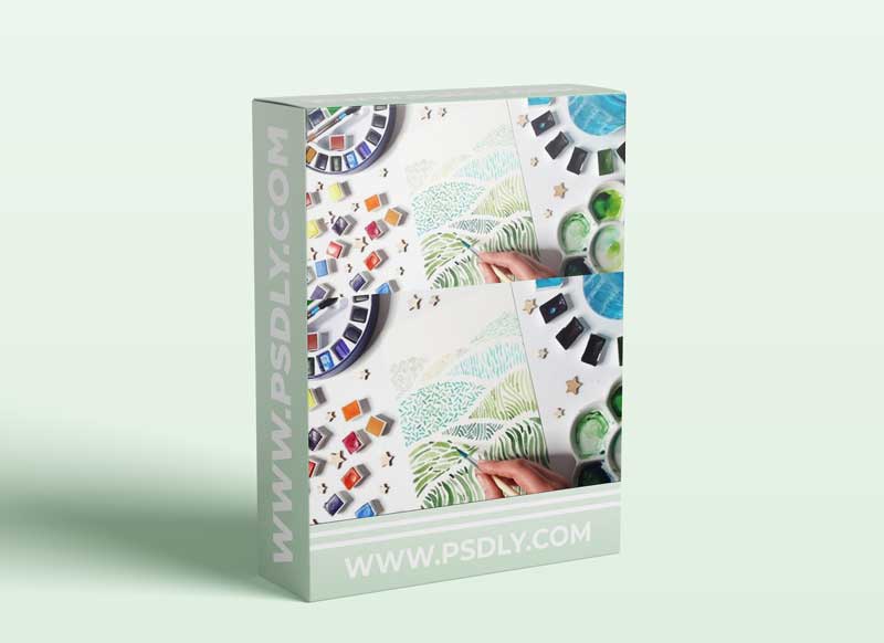 Watercolor Fun: Relax with Simple Patterned Landscapes