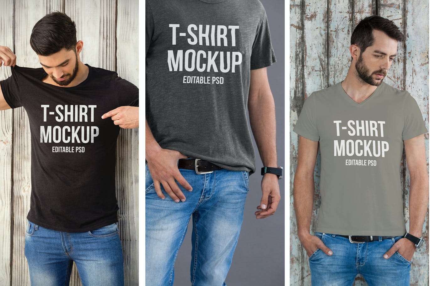T-shirt Mockup Set