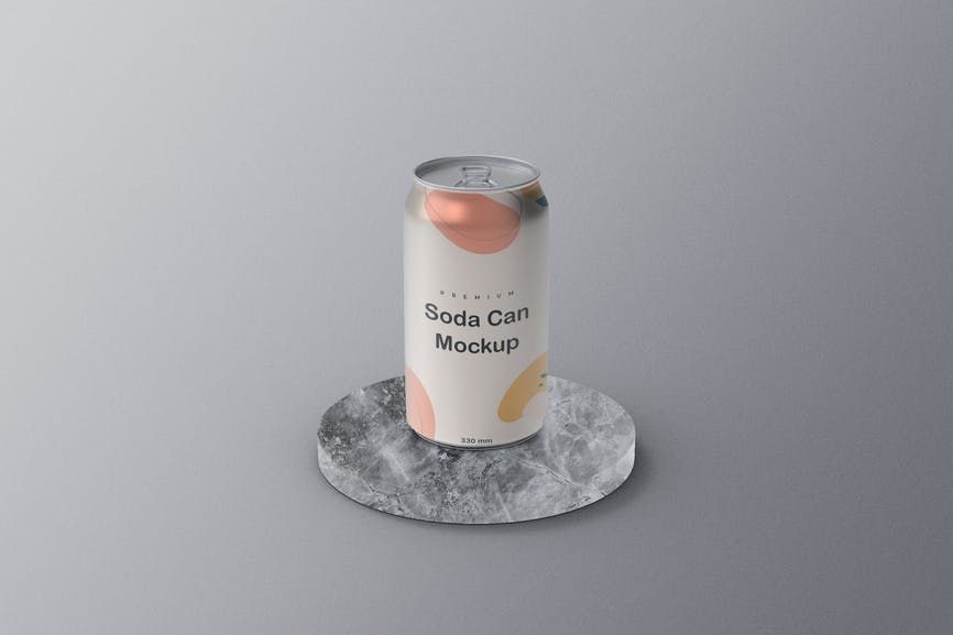 Soda Can Mockup