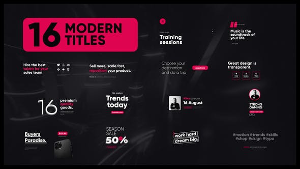 Videohive Modern Titles 32975900