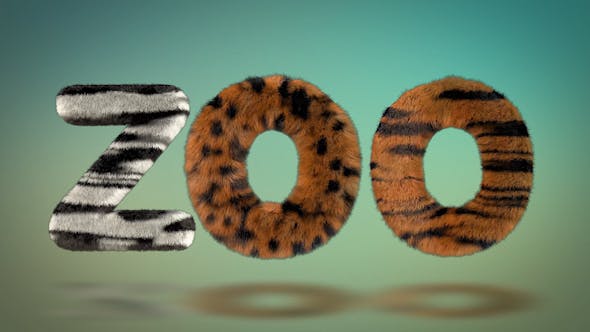 Videohive Hairy Zoo Text 16720729