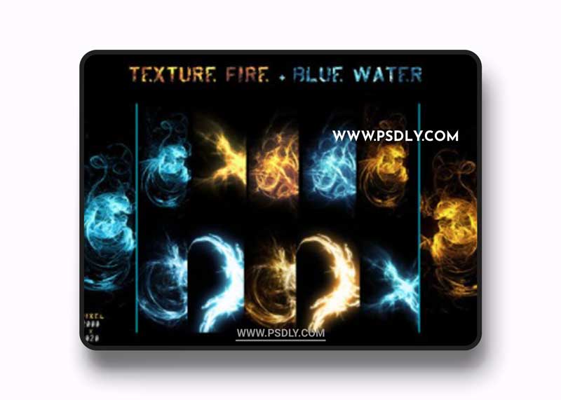 10 Water-Fire Textures Pack