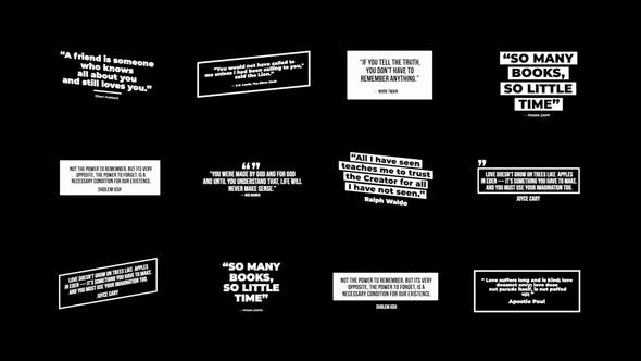 Videohive Modern Quotes | After Effects 33425126
