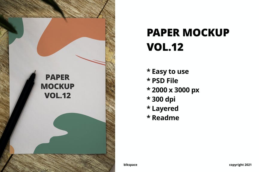 Paper Mockup Vol.12 7WYRPZP