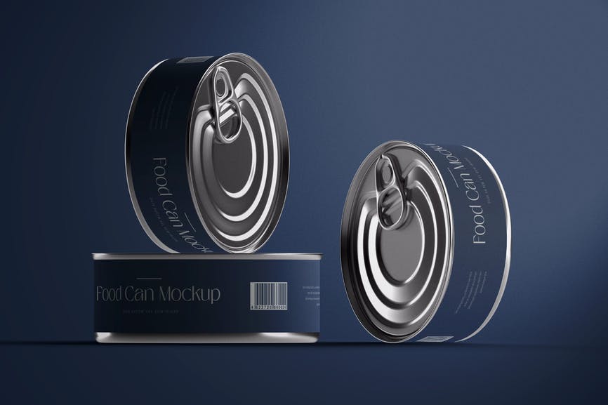 Food Tin Can Mockup 5EEG7G2