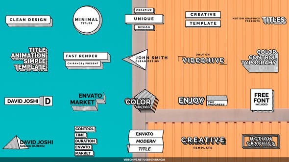 Videohive Modern Animated Titles 25090696